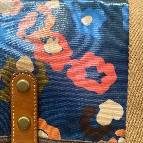 Fossil floral coated canvas pretty hobo purse - Picture 4 of 12